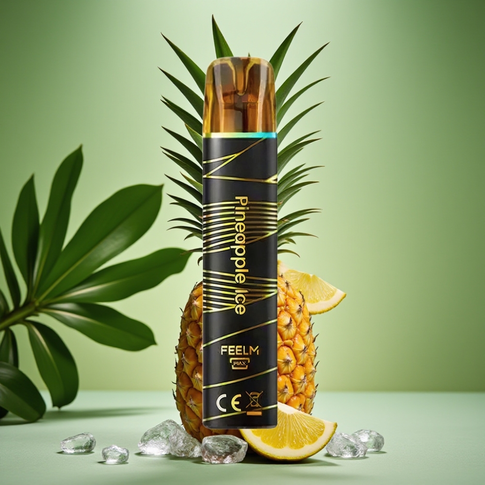 JNR Black&Golden 800 Piñas Heladas 550mAh vape distributor Mexico