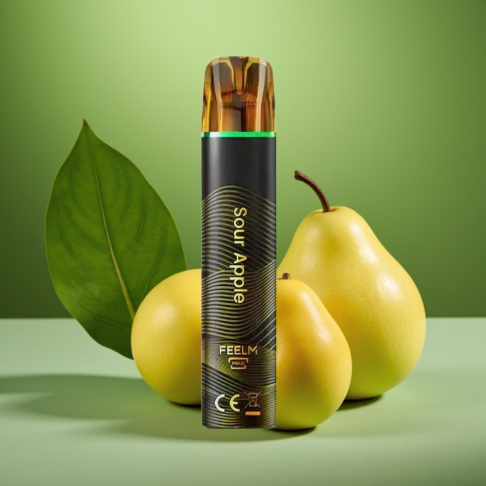 JNR Black&Golden 800 Puffs 2ml Manzana Ácida vape distributor Mexico