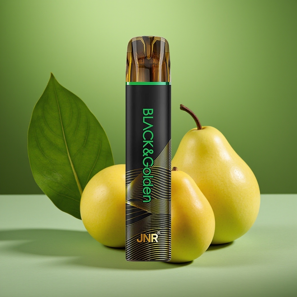 JNR Black&Golden 800 Puffs 2ml Manzana Ácida vape distributor Mexico