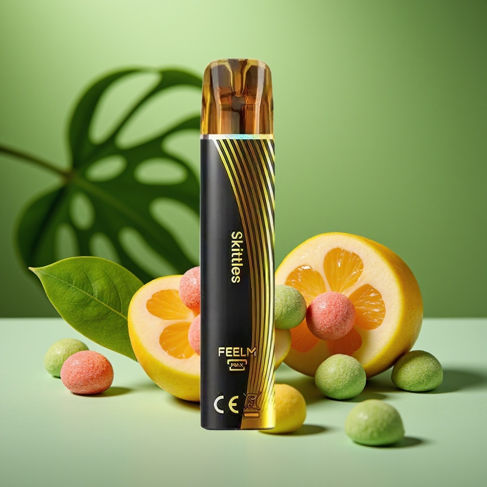 JNR Black&Golden 800 Puffs 2ml Sabor Skittles vape distributor Mexico