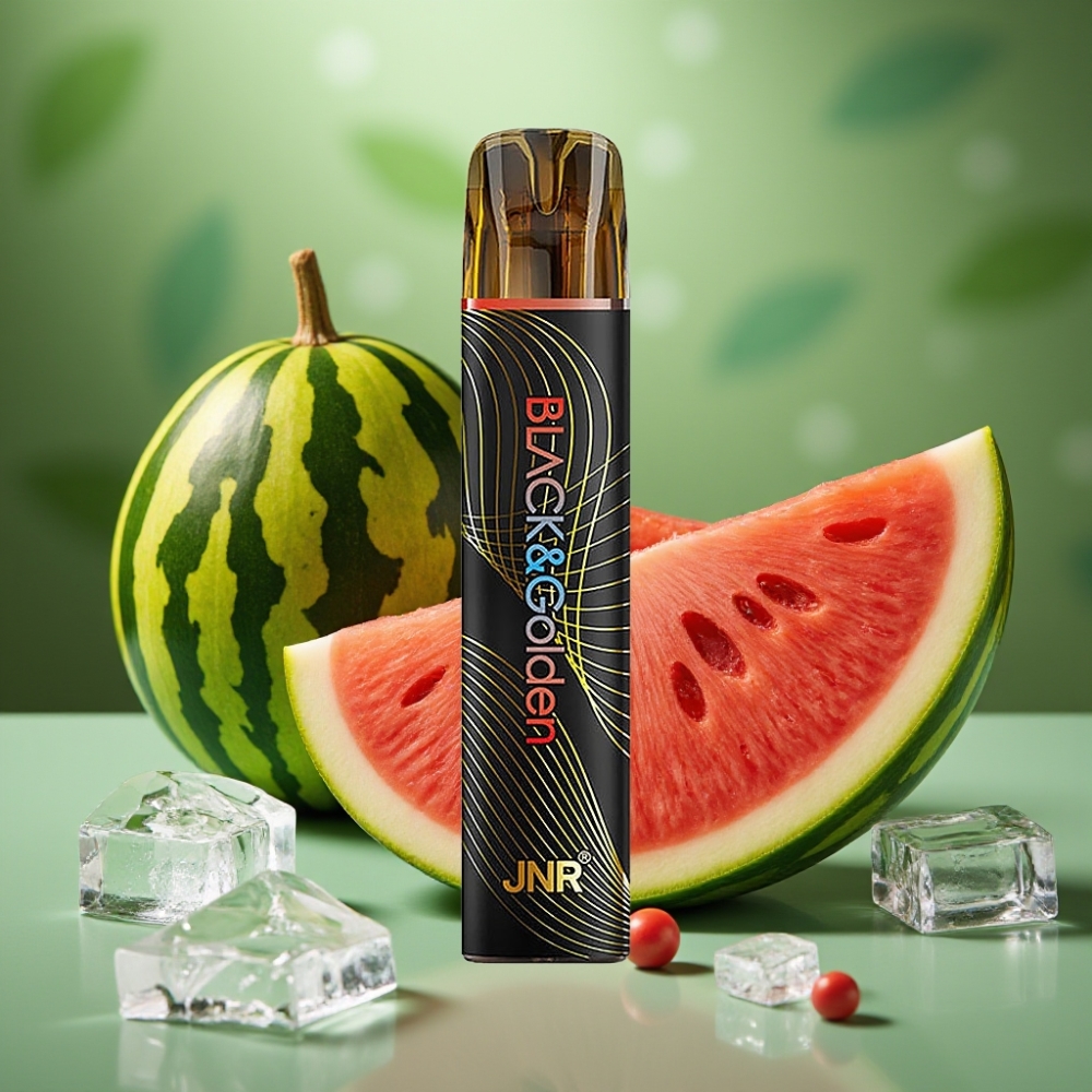 JNR Black&Golden 800 Puffs 2ml Sandía Helada vape distributor Mexico