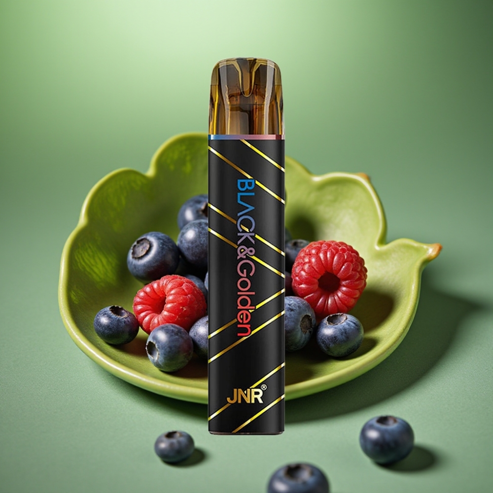 JNR Black&Golden 800 Puffs Arándano Agrio Frambuesa vape distributor Mexico