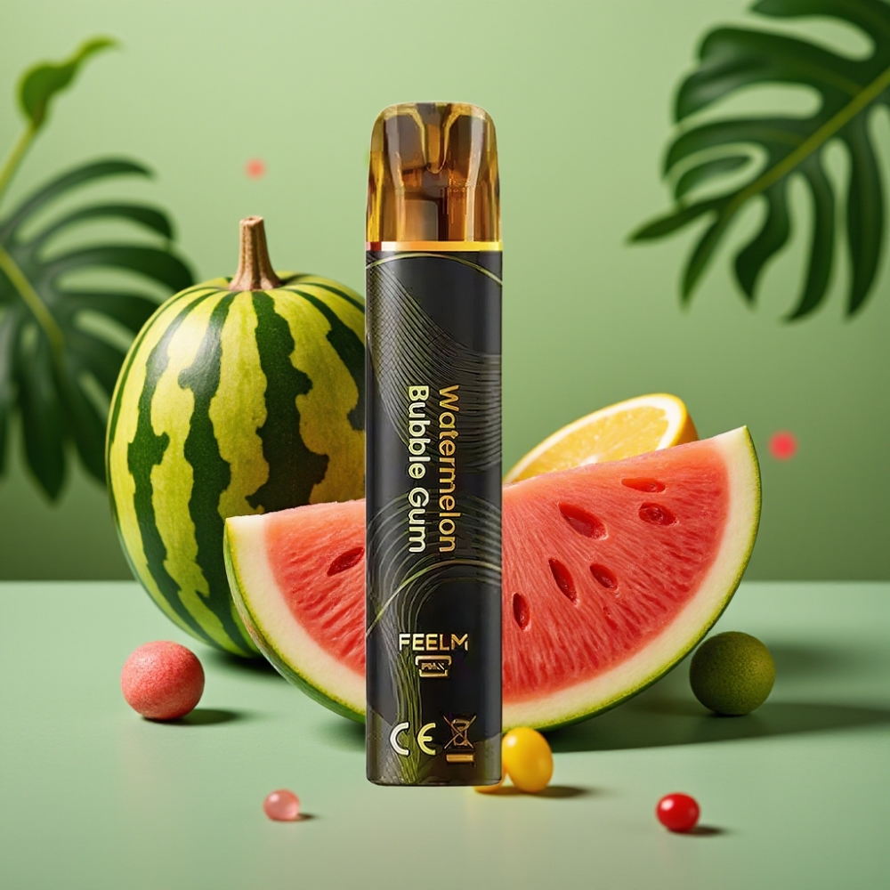 JNR Black&Golden 800 Puffs Chicle de Sandía 550mAh vape distributor Mexico