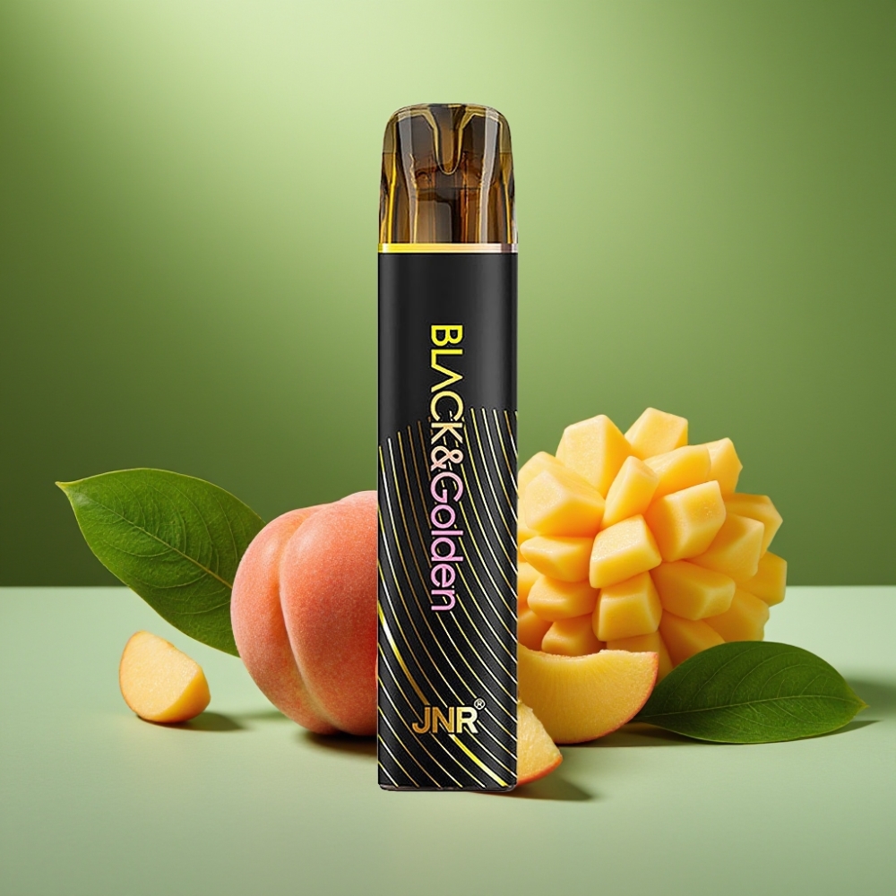 JNR Black&Golden 800 Puffs Durazno Mango vape distributor Mexico