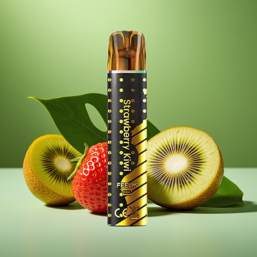 JNR Black&Golden 800 Puffs Fresa Kiwi 550mAh vape distributor Mexico