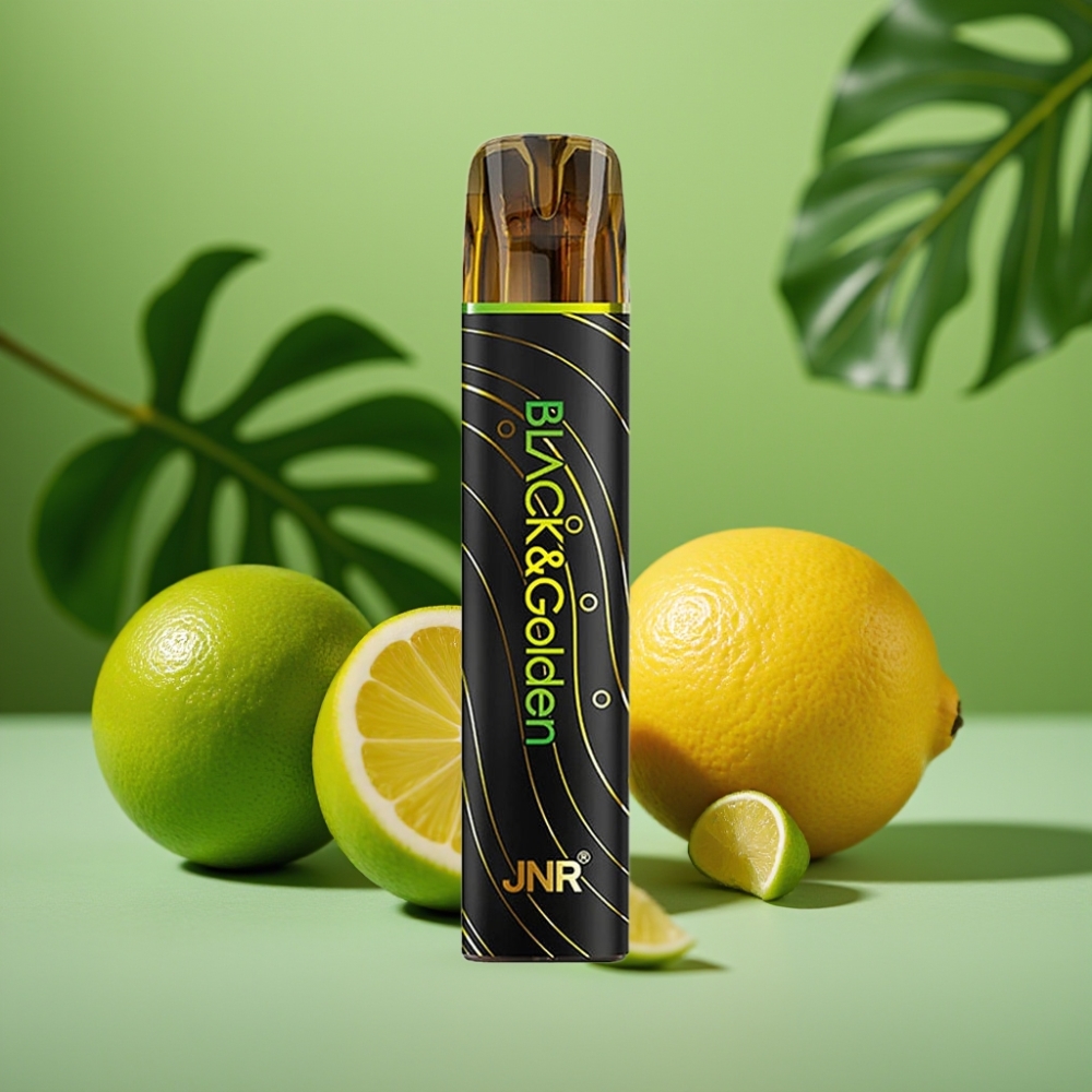 JNR Black&Golden 800 Puffs Lima Limón 550mAh vape distributor Mexico