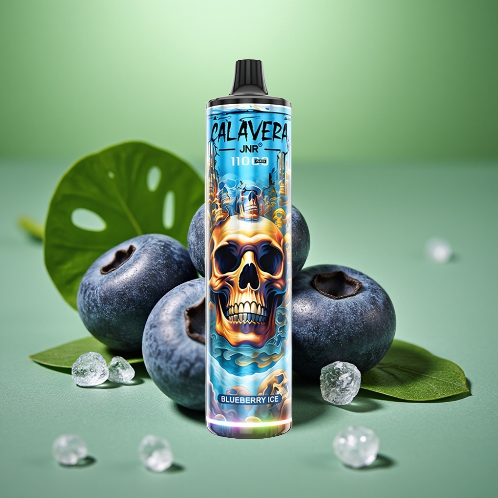 JNR Calavera 11000 Puffs 21ml Arándano Helado vape distributor Mexico