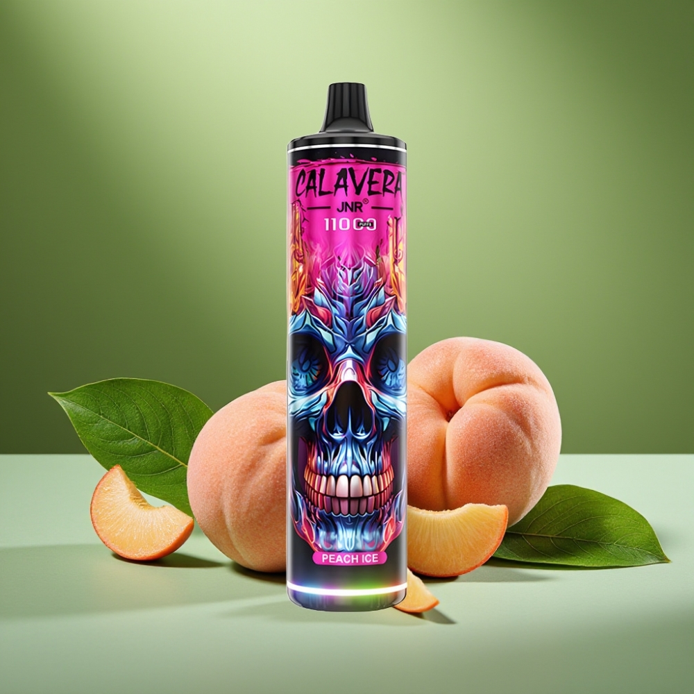 JNR Calavera 11000 Puffs 21ml Duraznito Helado vape distributor Mexico