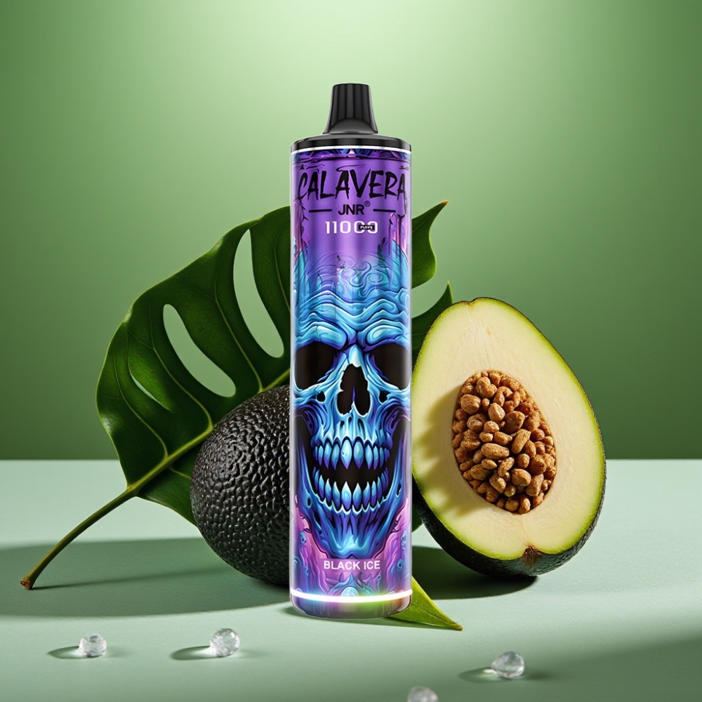 JNR Calavera 11000 Puffs 21ml Hielo Negro vape distributor Mexico