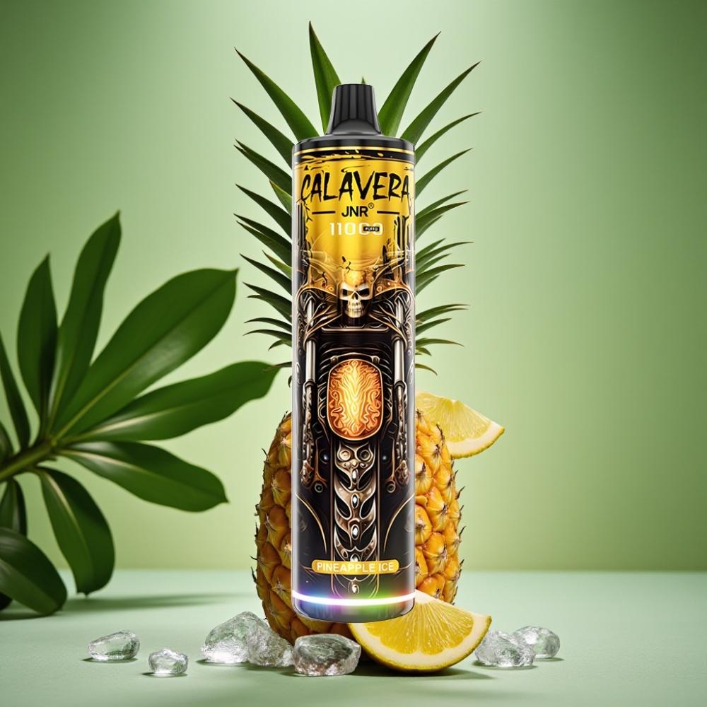 JNR Calavera 11000 Puffs 21ml Piña Hielo vape distributor Mexico