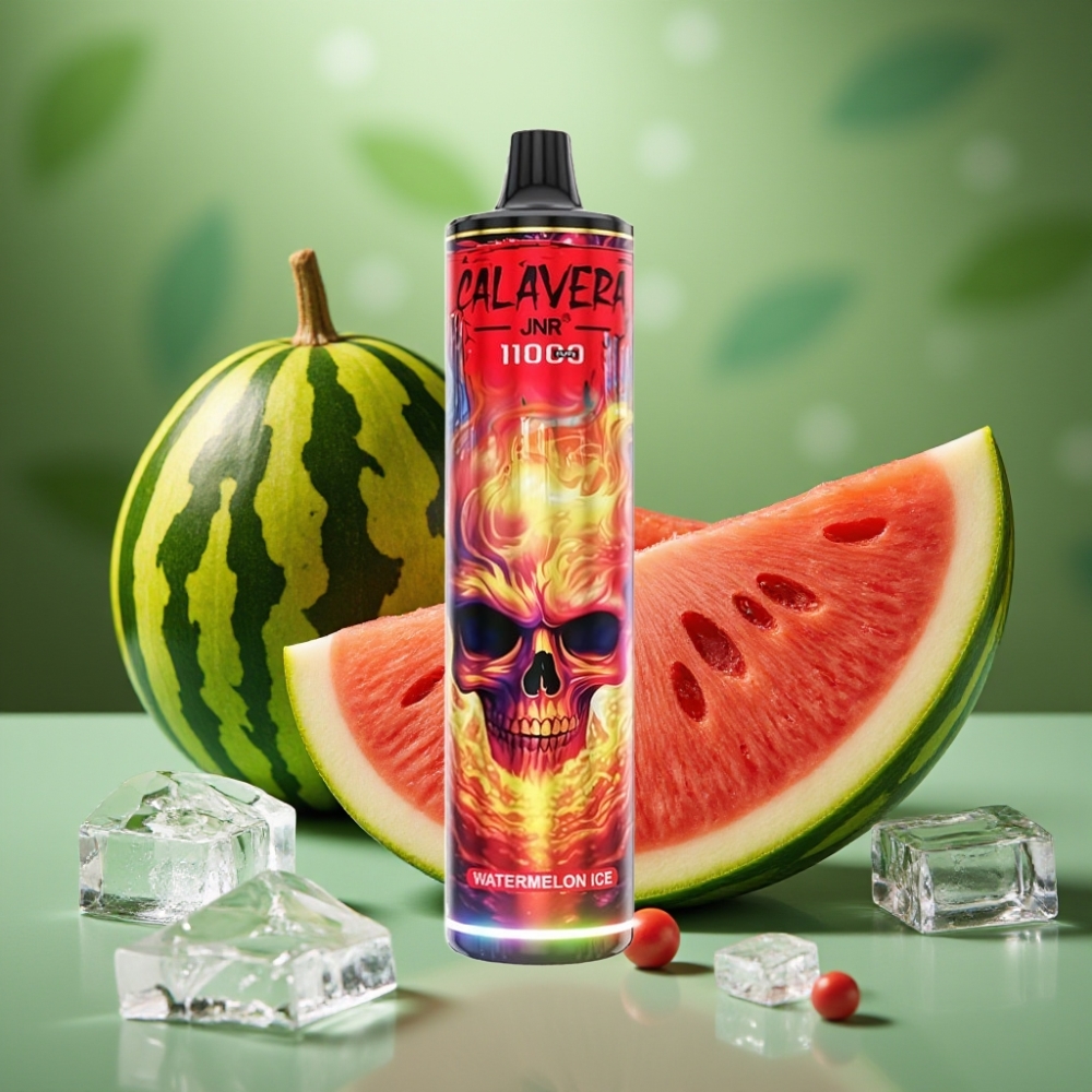JNR Calavera 11000 Puffs 21ml Sandía Helada vape distributor Mexico