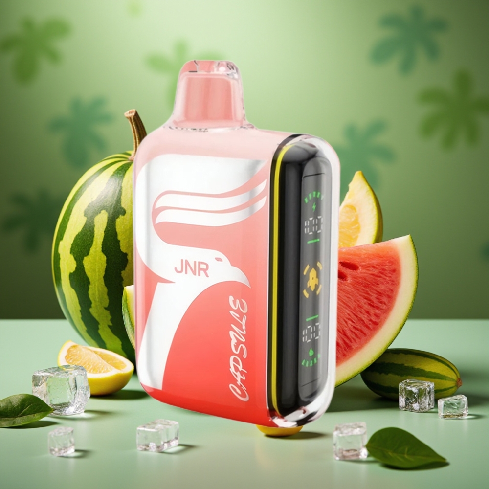 JNR Capsule 15000 Puffs 20ml Sandía Brazz Hielo vape distributor Mexico