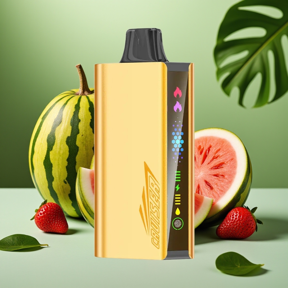 JNR Cruiser 12000 Puffs 3500mAh Fresa Coco Sandía vape distributor Mexico