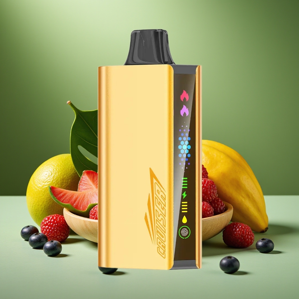 JNR Cruiser 12000 Puffs Cuerpo de Metal Completo y Bayas Mixtas