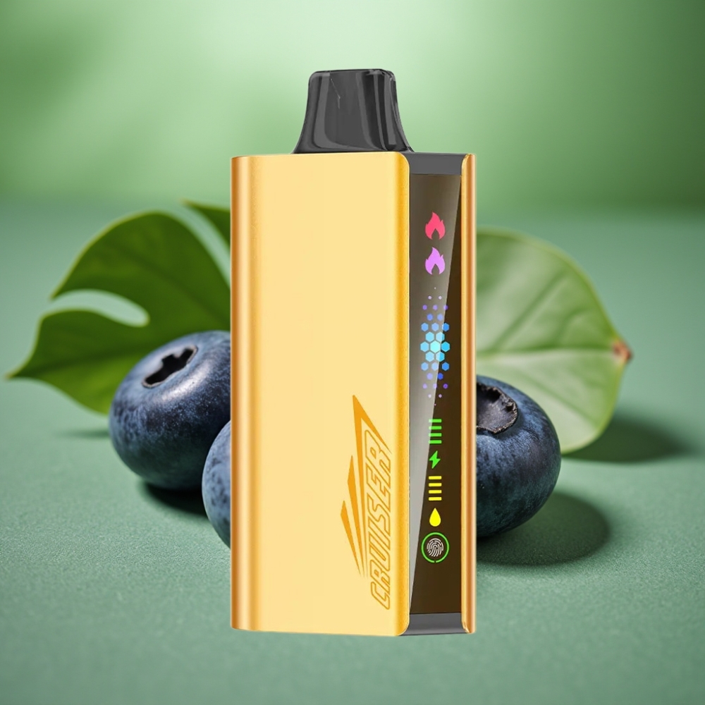 JNR Cruiser 12000 Puffs Explosión de Arándano Pantalla Animada