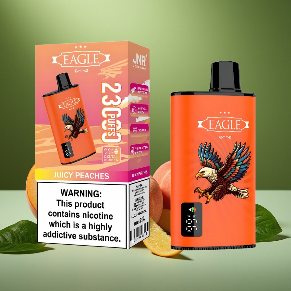 JNR EAGLE Smart 23000 Puffs 1.0ohm Mesh Coil Duraznos Jugosos