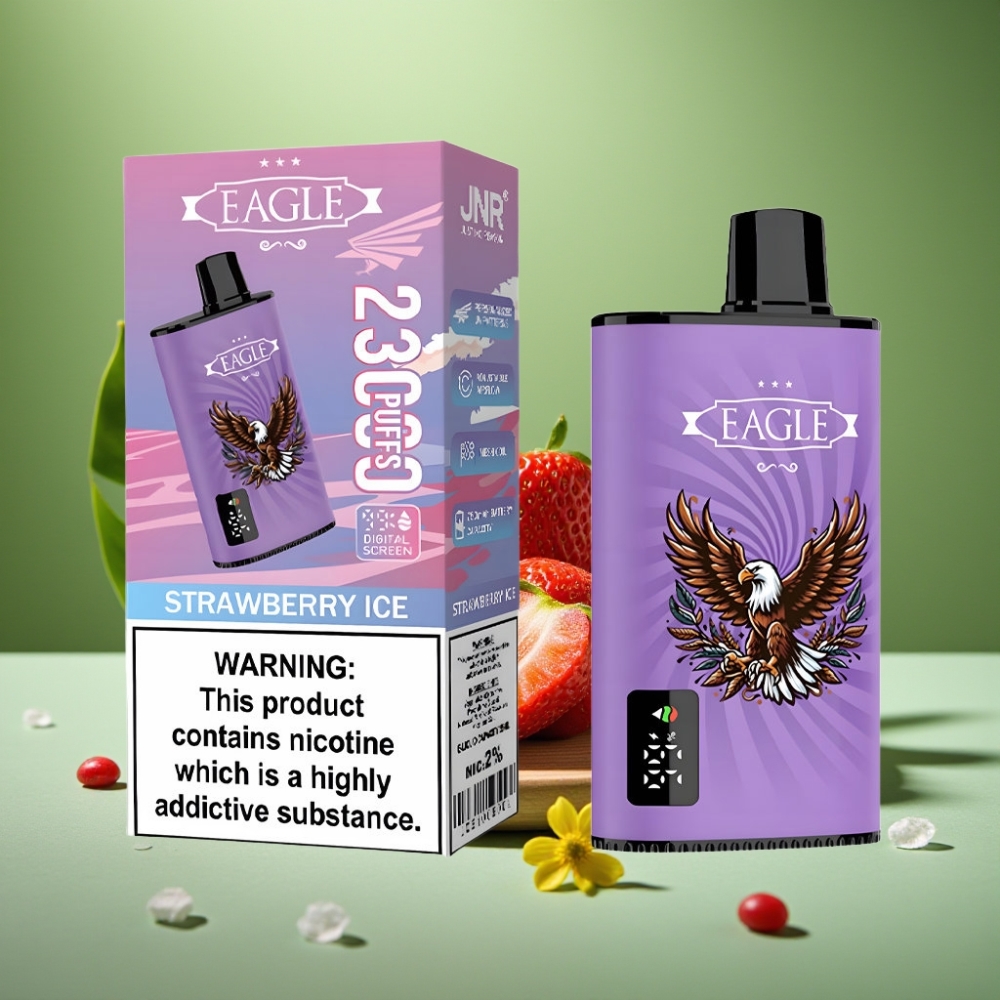 JNR EAGLE Smart 23000 Puffs 25ml Fresa Helada vape distributor Mexico