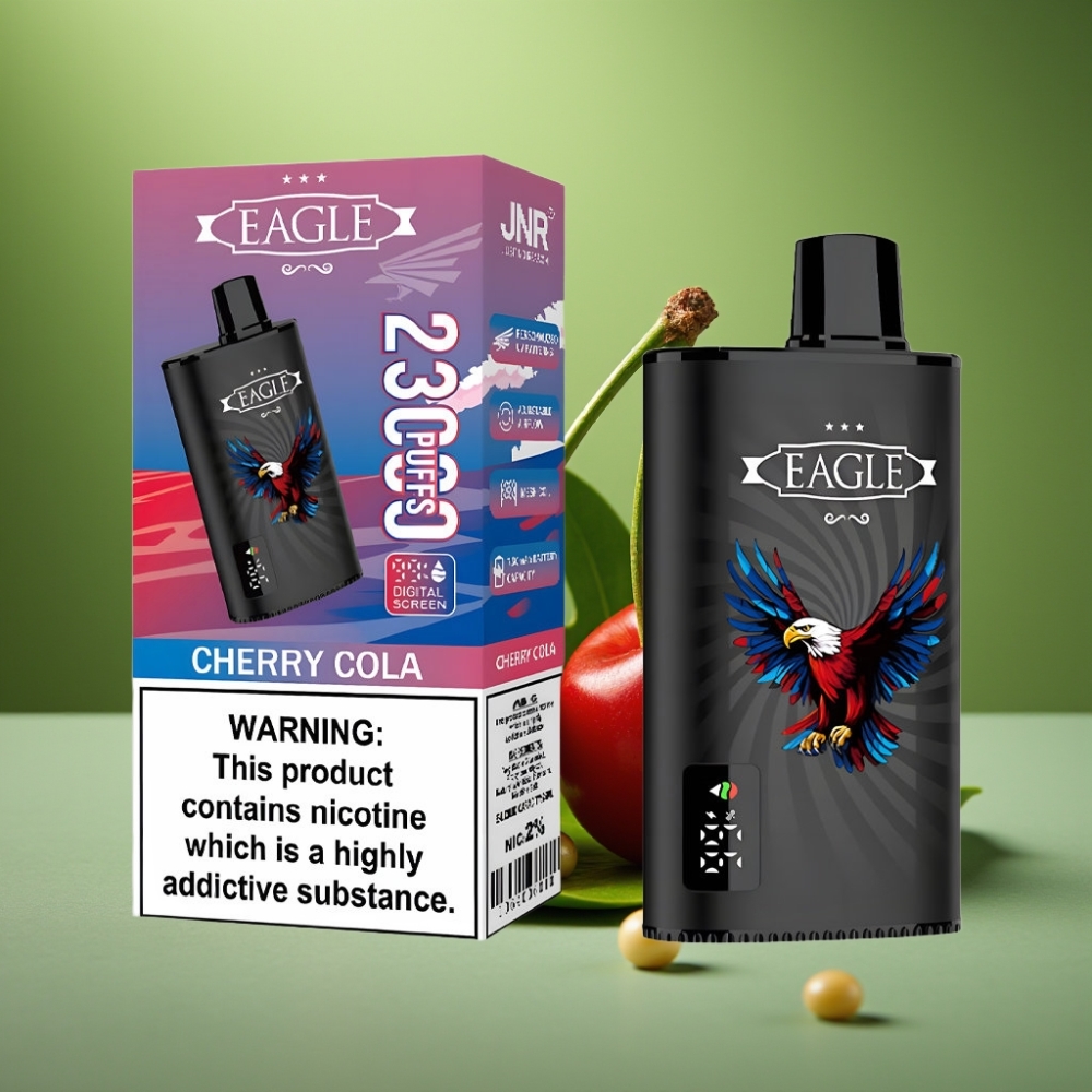 JNR EAGLE Smart 23000 Puffs Pantalla Digital Cereza Cola
