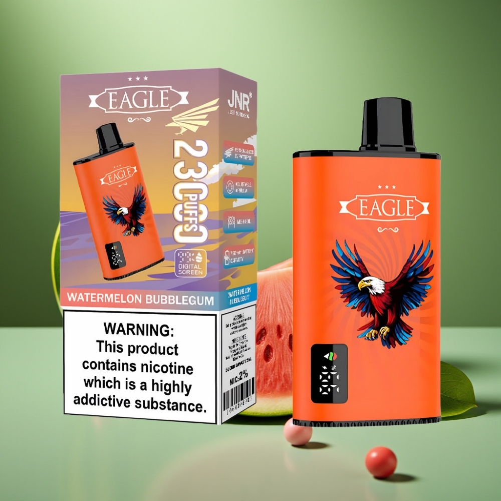 JNR EAGLE Smart 23000 Puffs Pantalla Digital Chicle de Sandía