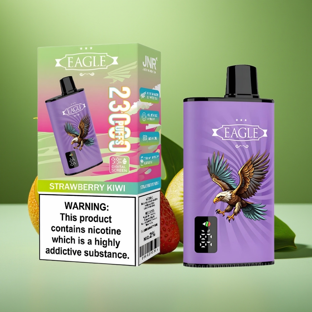 JNR EAGLE Smart 23000 Puffs Pantalla Digital Fresa Kiwi vape distributor Mexico