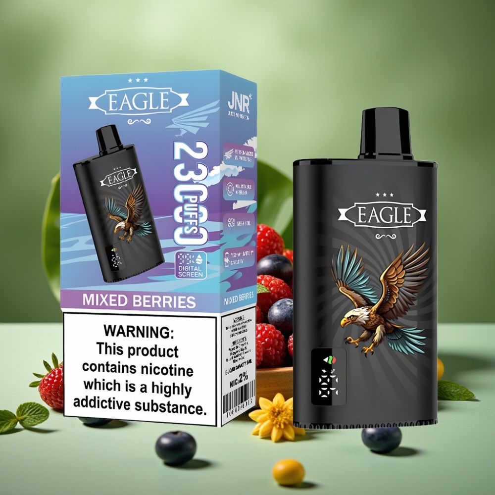 JNR EAGLE Smart 23000 Puffs Pantalla Digital y 25ml vape distributor Mexico