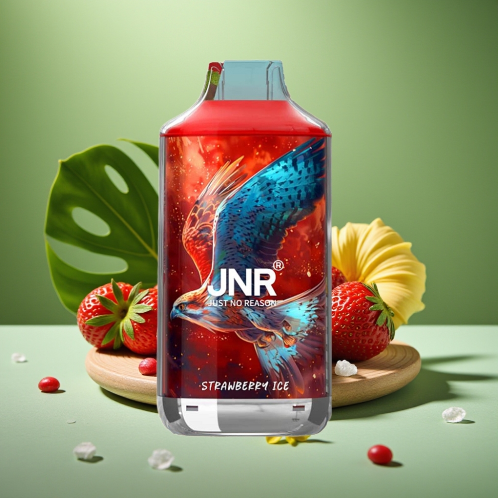 JNR Falcon 16000 Puffs 22ml Fresa Helada vape distributor Mexico