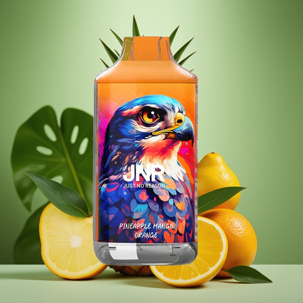 JNR Falcon 16000 Puffs 22ml Piña Mango Naranja vape distributor Mexico