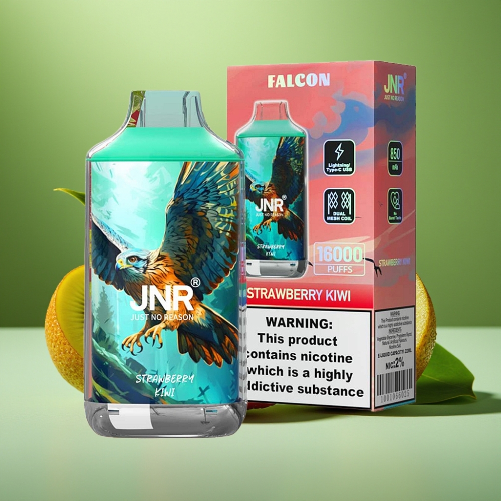 JNR Falcon 16000 Puffs 850mAh Fresa Kiwi vape distributor Mexico