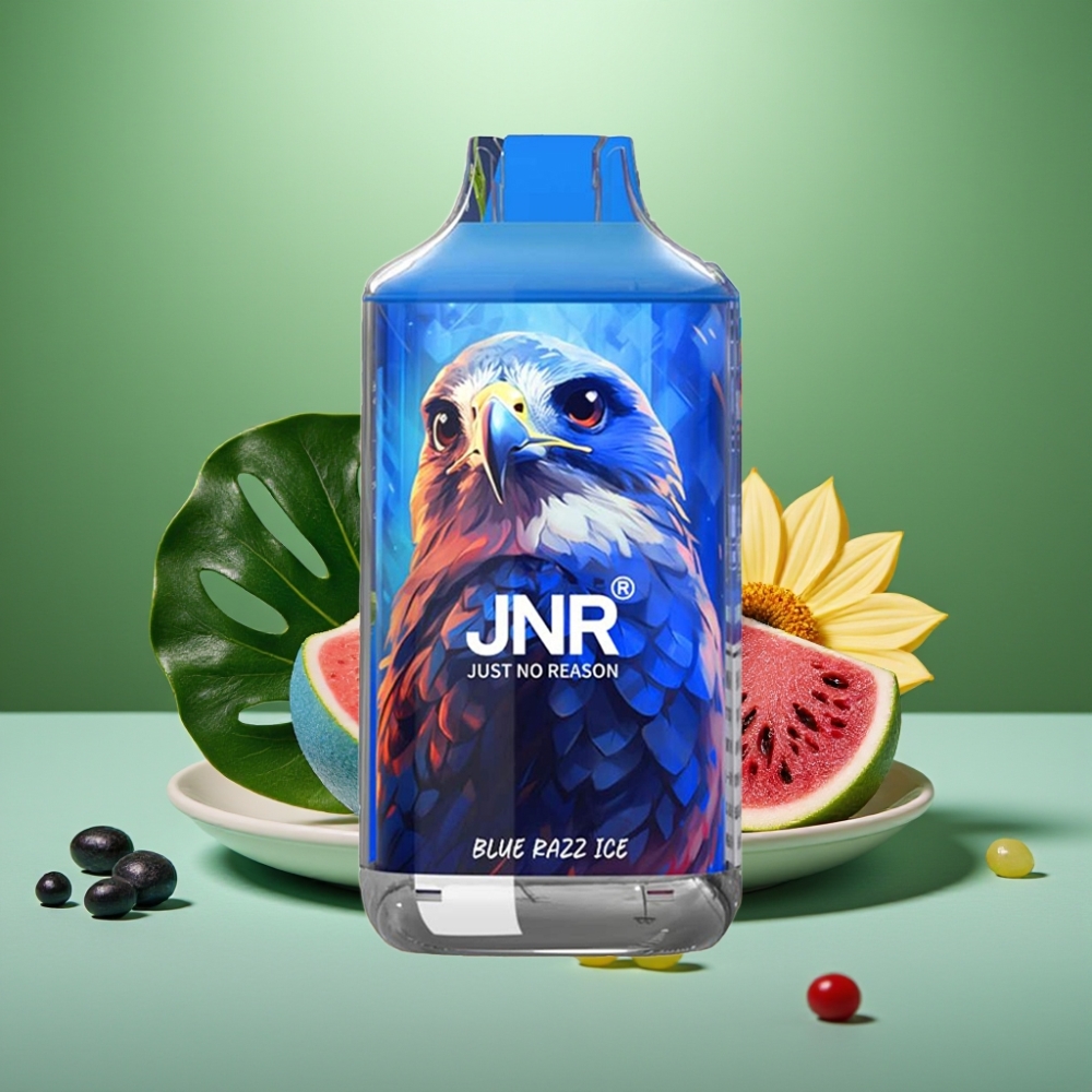 JNR Falcon 16000 Puffs Doble Malla 22ml Arándano Azul Hielo