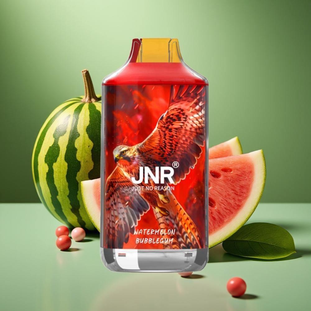 JNR Falcon 16000 Puffs Dual Mesh Chicle de Sandía vape distributor Mexico