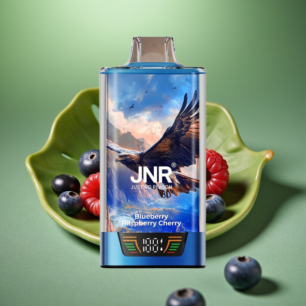 JNR Falcon Pro 28000 30ml Arándano Frambuesa Cereza vape distributor Mexico