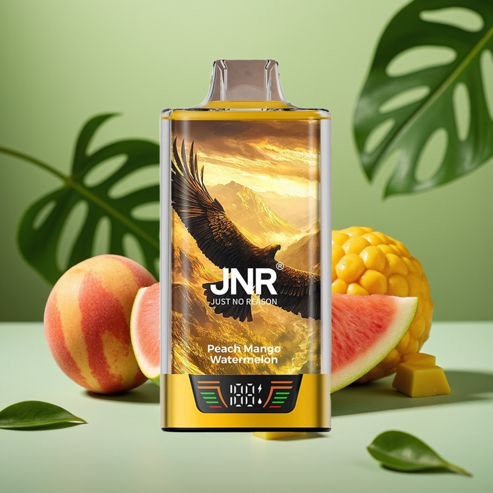 JNR Falcon Pro 28000 30ml Durazno Mango Sandía vape distributor Mexico