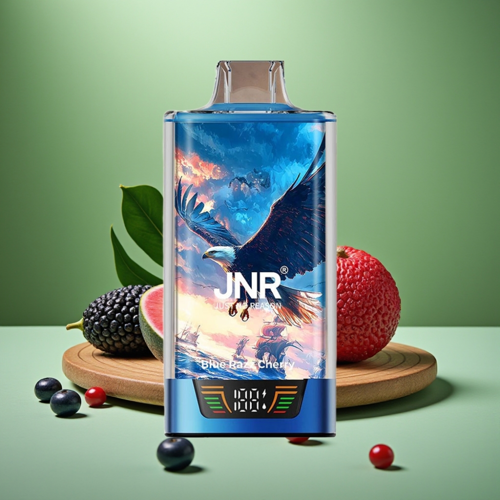JNR Falcon Pro 28000 Dual Malla Cereza Arándano Azul vape distributor Mexico