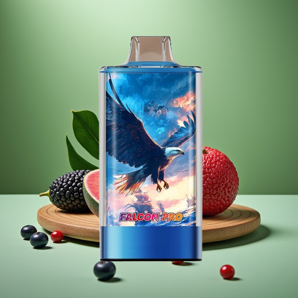 JNR Falcon Pro 28000 Dual Malla Cereza Arándano Azul vape distributor Mexico