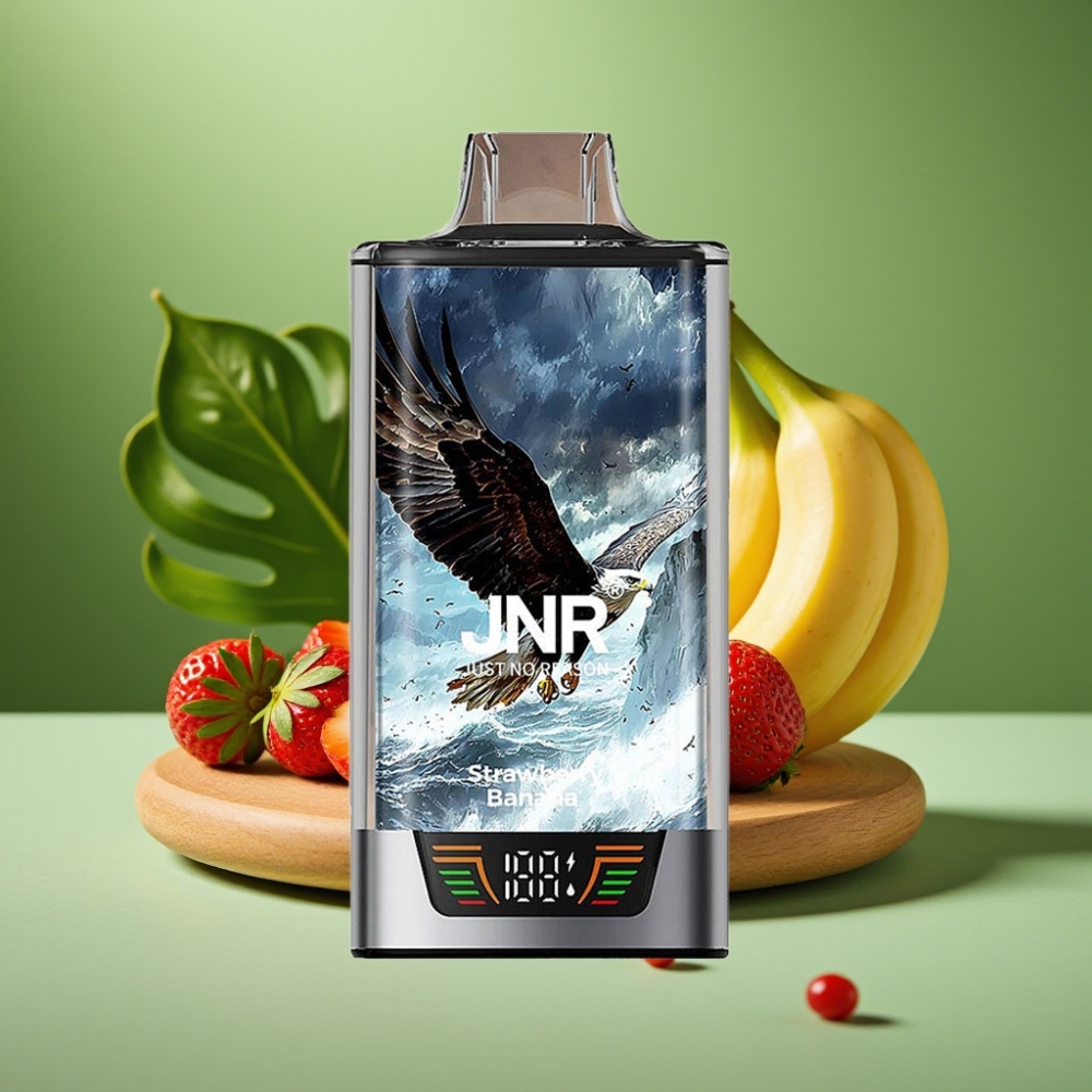 JNR Falcon Pro 28000 Dual Mesh Fresa Plátano vape distributor Mexico