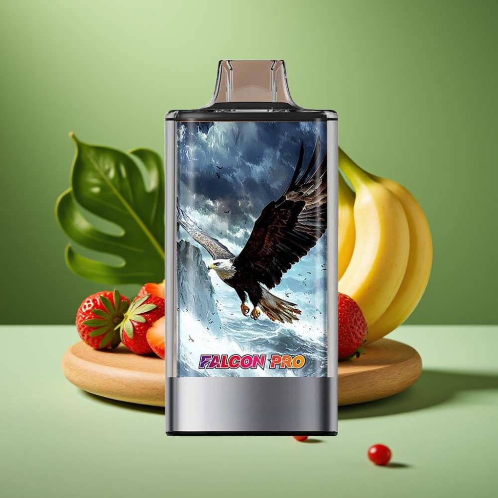 JNR Falcon Pro 28000 Dual Mesh Fresa Plátano vape distributor Mexico