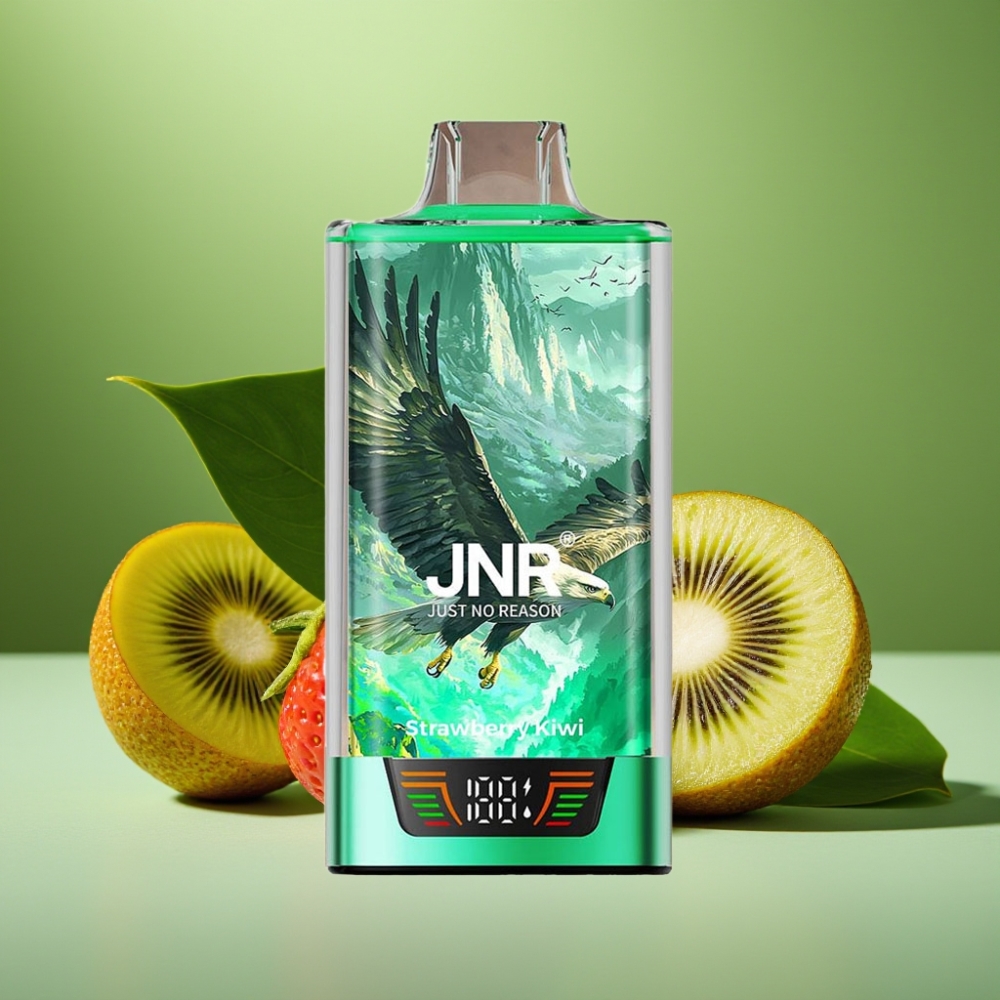JNR Falcon Pro 28000 Fresa Kiwi Pantalla Inteligente vape distributor Mexico