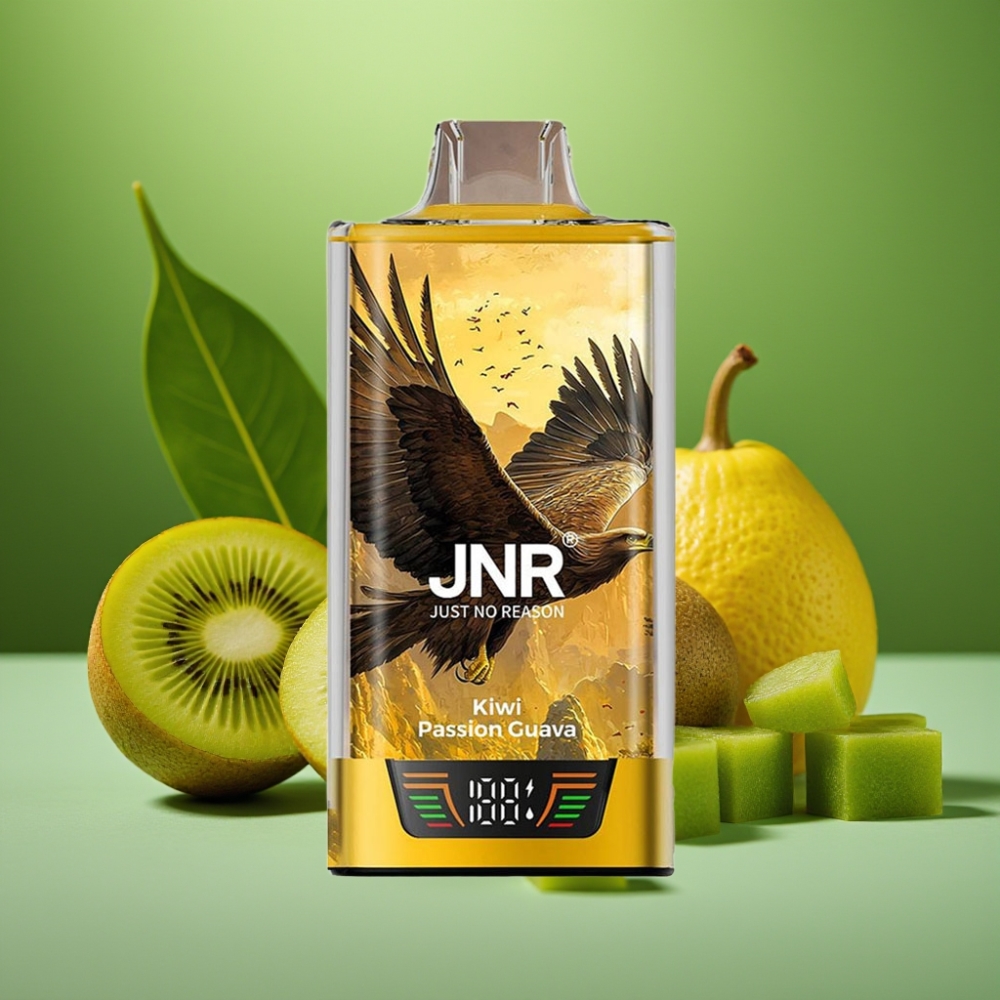 JNR Falcon Pro 28000 Kiwi Maracuyá Guayaba Dual Malla vape distributor Mexico