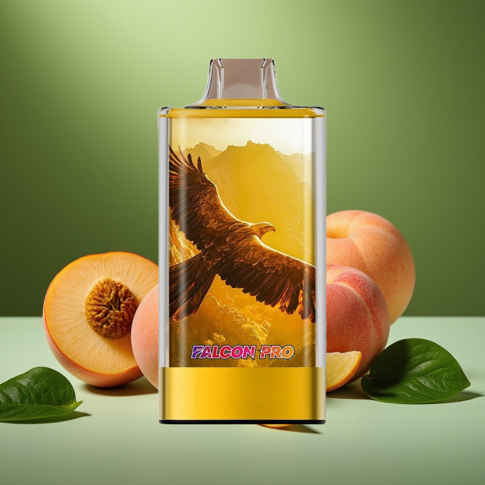 JNR Falcon Pro 28000 Melocotones Jugosos y USB Tipo-C vape distributor Mexico