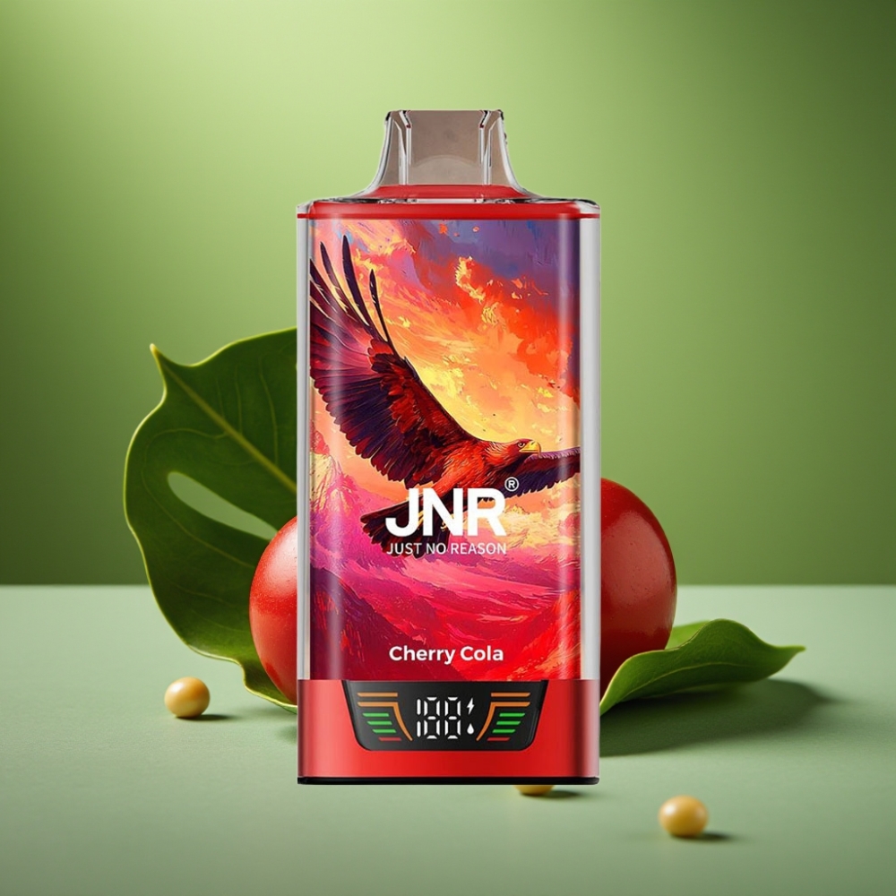 JNR Falcon Pro 28000 Pufos Dual Malla Cherry Cola vape distributor Mexico