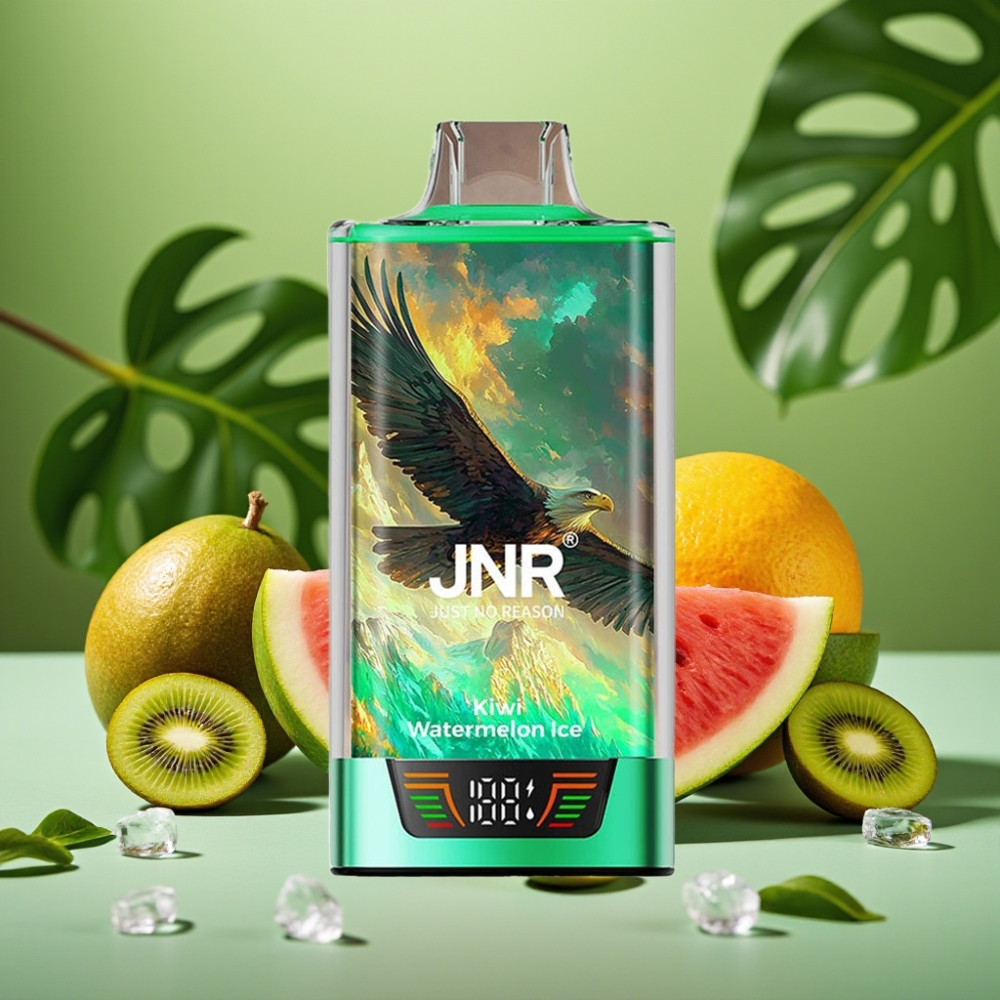 JNR Falcon Pro 28000 Sabio Dual Malla Kiwi Sandía Hielo vape distributor Mexico