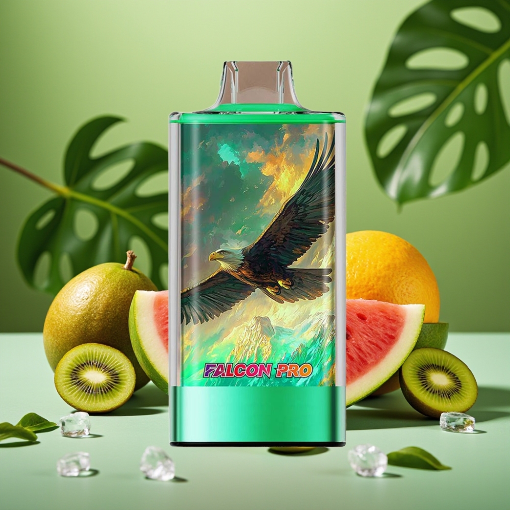 JNR Falcon Pro 28000 Sabio Dual Malla Kiwi Sandía Hielo vape distributor Mexico