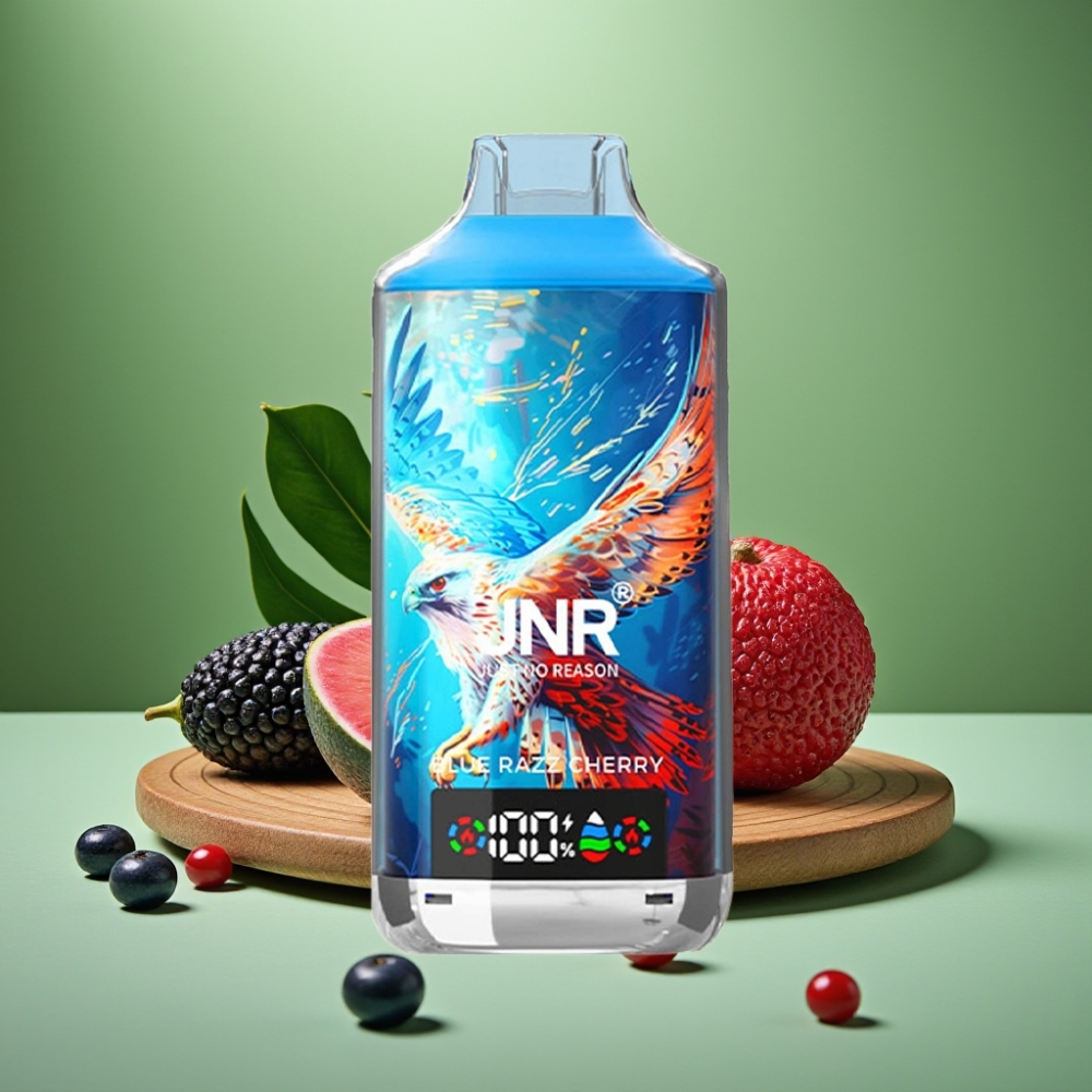 JNR Falcon X 18000 Puffs 24ml Cereza Frambuesa Azul vape distributor Mexico