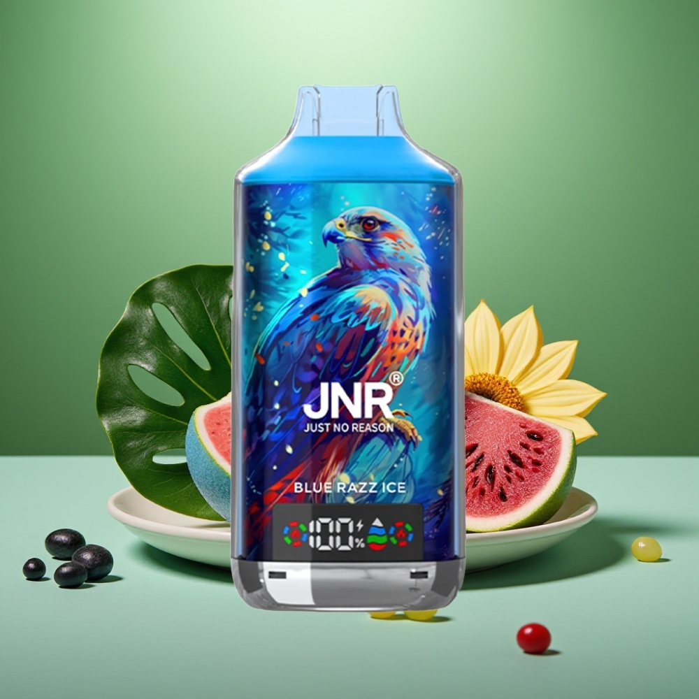 JNR Falcon X 18000 Puffs 24ml Doble Malla Azul Frambuesa Helada