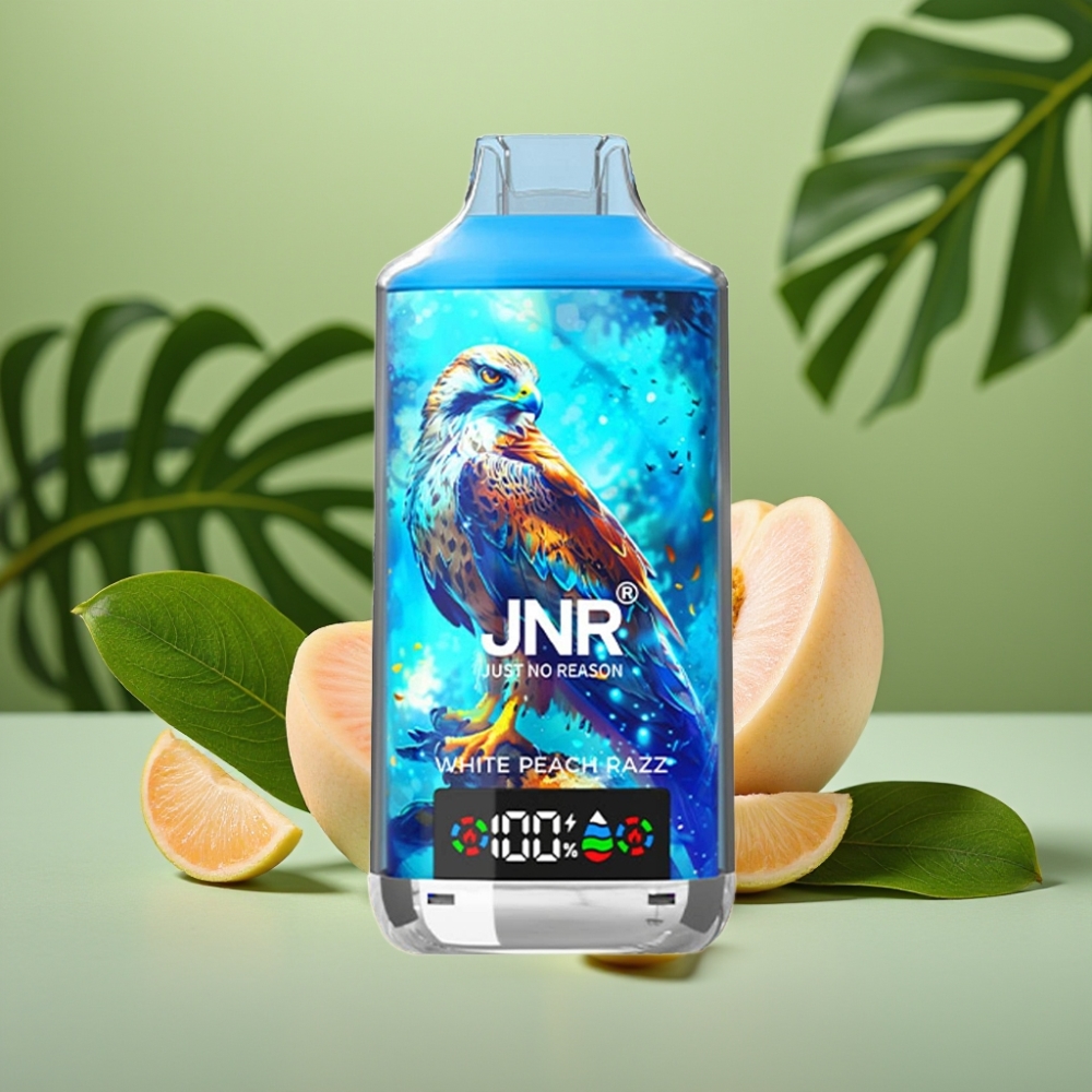 JNR Falcon X 18000 Puffs 24ml Durazno Blanco Razz vape distributor Mexico