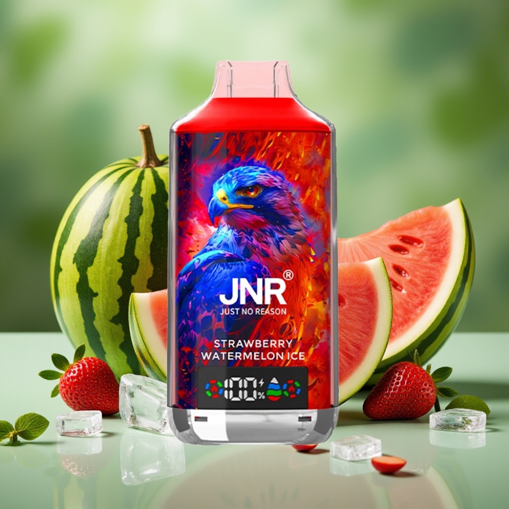 JNR Falcon X 18000 Puffs 24ml Fresa Sandía Hielo vape distributor Mexico