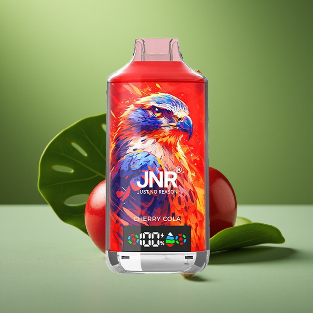 JNR Falcon X 18000 Puffs Dual Mesh Cereza Razón vape distributor Mexico