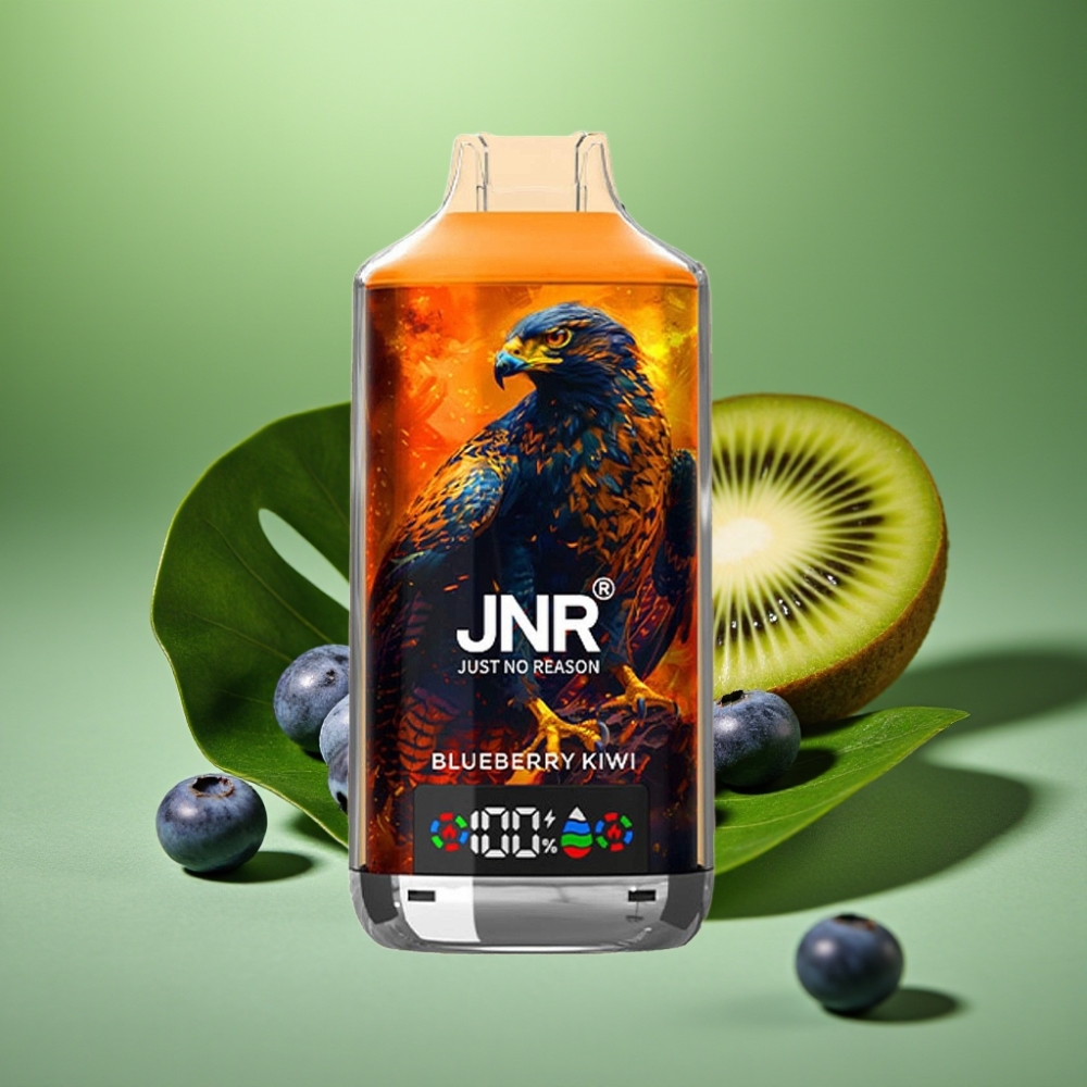 JNR Falcon X 18000 Pufos Tipo-C Arándano Kiwi vape distributor Mexico