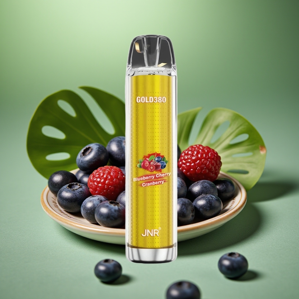 JNR Gold380 6000 Puffs 13ml Arándano Cereza Arándano Azul