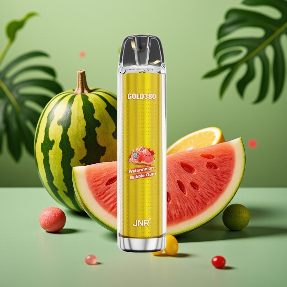 JNR Gold380 6000 Puffs 13ml Chicle de Sandía vape distributor Mexico